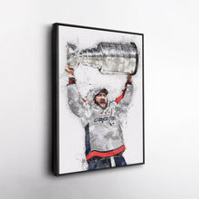 Load image into Gallery viewer, Alexander Ovechkin Canvas Art - Washington Capitals Wall Decor
