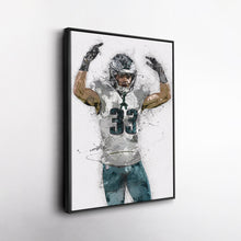 Load image into Gallery viewer, Cooper DeJean Canvas Art – Philadelphia Eagles Wall Decor
