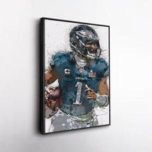 Load image into Gallery viewer, Jalen Hurts Canvas Art - Philadelphia Eagles Wall Decor
