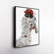 Load image into Gallery viewer, Bryce Harper Canvas Art – Philadelphia Phillies Wall Decor
