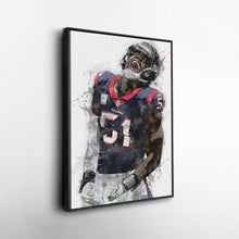 Load image into Gallery viewer, Will Anderson Jr. Canvas Art – Houston Texans Wall Decor
