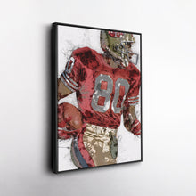 Load image into Gallery viewer, Jerry Rice Canvas Art – San Francisco 49ers Wall Decor
