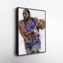 Load image into Gallery viewer, Karl Malone Canvas Art – Utah Jazz Wall Decor
