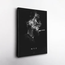 Load image into Gallery viewer, LeBron James Canvas Art – Cigar Lakers Wall Decor
