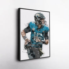 Load image into Gallery viewer, Trevor Lawrence Canvas Art – Jacksonville Jaguars Wall Decor
