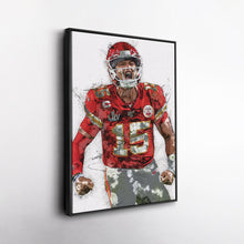 Load image into Gallery viewer, Patrick Mahomes Canvas Art – Kansas City Chiefs Wall Decor
