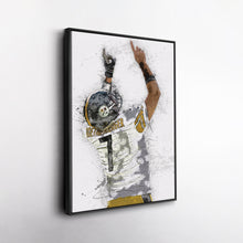 Load image into Gallery viewer, Ben Roethlisberger Canvas Art – Pittsburgh Steelers Wall Decor
