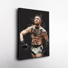 Load image into Gallery viewer, Conor McGregor Canvas Art – MMA Fighter Wall Decor
