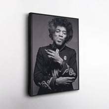 Load image into Gallery viewer, Jimi Hendrix Smoking Canvas Print – Iconic Guitarist Wall Art for Home Decor
