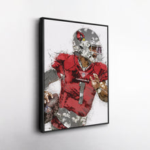 Load image into Gallery viewer, Kyler Murray Canvas Art – Arizona Cardinals Wall Decor
