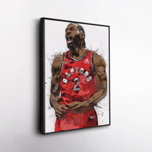 Load image into Gallery viewer, Kawhi Leonard Canvas Art – Toronto Raptors Wall Decor
