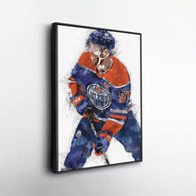 Load image into Gallery viewer, Connor McDavid Canvas Art – Edmonton Oilers Wall Decor
