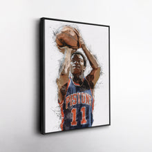 Load image into Gallery viewer, Isiah Thomas Canvas Art – Detroit Pistons Wall Decor
