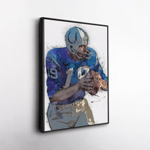 Load image into Gallery viewer, Johnny Unitas Canvas Art – Baltimore Colts Wall Decor
