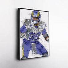 Load image into Gallery viewer, Aaron Donald Canvas Art – Los Angeles Rams Wall Decor
