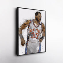 Load image into Gallery viewer, Patrick Ewing Canvas Art – New York Knicks Wall Decor
