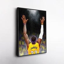 Load image into Gallery viewer, LeBron James Canvas – Lakers Champion Wall Art Decor
