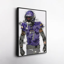 Load image into Gallery viewer, Byron Murphy Jr. Canvas Art – Minnesota Vikings Wall Decor
