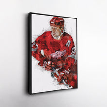 Load image into Gallery viewer, Paul Coffey Canvas Art – Detroit Red Wings Wall Decor
