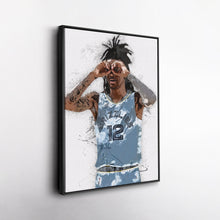 Load image into Gallery viewer, Ja Morant Canvas Art – Memphis Grizzlies Wall Decor
