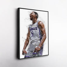 Load image into Gallery viewer, De&#39;Aaron Fox Canvas Art – Sacramento Kings Wall Decor
