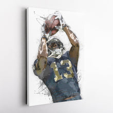 Load image into Gallery viewer, Michael Thomas Canvas Art – New Orleans Saints Wall Decor
