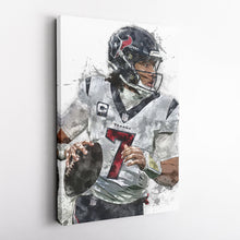 Load image into Gallery viewer, C.J. Stroud Canvas Art – Houston Texans Wall Decor
