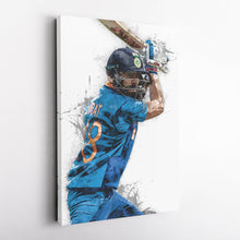 Load image into Gallery viewer, Virat Kohli Canvas Art – India Cricket Wall Decor
