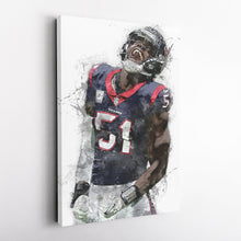 Load image into Gallery viewer, Will Anderson Jr. Canvas Art – Houston Texans Wall Decor
