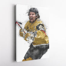 Load image into Gallery viewer, Mark Stone Canvas Art – Vegas Golden Knights Wall Decor
