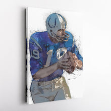 Load image into Gallery viewer, Johnny Unitas Canvas Art – Baltimore Colts Wall Decor
