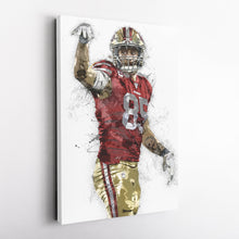 Load image into Gallery viewer, George Kittle Canvas Art – San Francisco 49ers Wall Decor
