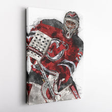 Load image into Gallery viewer, Martin Brodeur Canvas Art – New Jersey Devils Wall Decor
