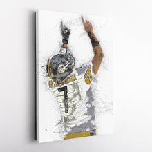Load image into Gallery viewer, Ben Roethlisberger Canvas Art – Pittsburgh Steelers Wall Decor
