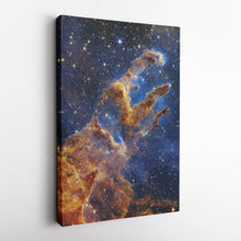 Load image into Gallery viewer, Pillars of Creation NASA Canvas Art - James Webb Space Telescope Decor
