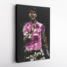 Load image into Gallery viewer, Carlos Alcaraz Canvas Print – Iconic Tennis Wall Art for Man Cave or Home
