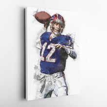 Load image into Gallery viewer, Jim Kelly Canvas Art – Buffalo Bills Wall Decor
