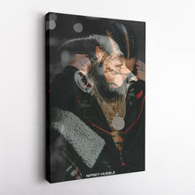 Load image into Gallery viewer, Nipsey Hussle Canvas – Rap Legend Wall Art for Studio Decor

