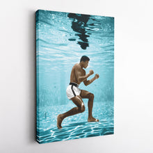 Load image into Gallery viewer, Muhammad Ali Underwater Canvas – Boxing Wall Art for Home Decor
