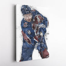 Load image into Gallery viewer, Cale Makar Canvas Art – Colorado Avalanche Wall Decor
