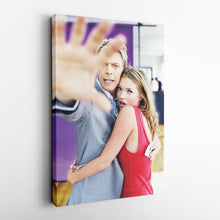Load image into Gallery viewer, David Bowie &amp; Kate Moss Canvas – Music &amp; Fashion Wall Art
