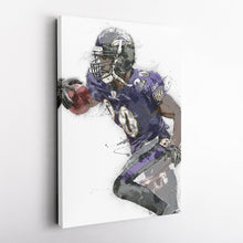 Load image into Gallery viewer, Ed Reed Canvas Art – Baltimore Ravens Wall Decor
