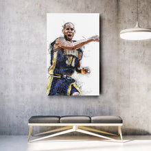 Load image into Gallery viewer, Reggie Miller Canvas Art – Indiana Pacers Wall Decor
