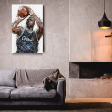 Load image into Gallery viewer, Shaquille O&#39;Neal Canvas Art – Orlando Magic Wall Decor

