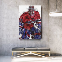Load image into Gallery viewer, Patrick Roy Canvas Art – Montreal Canadiens Wall Decor
