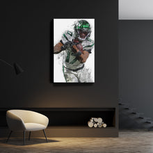 Load image into Gallery viewer, Garrett Wilson Canvas Art – New York Jets Wall Decor
