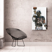 Load image into Gallery viewer, Walter Payton Canvas Art – Chicago Bears Wall Decor

