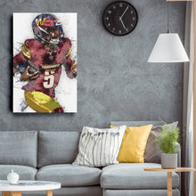 Load image into Gallery viewer, Jayden Daniels Canvas Art – Washington Commanders Wall Decor
