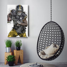 Load image into Gallery viewer, Najee Harris Canvas Art – Pittsburgh Steelers Wall Decor
