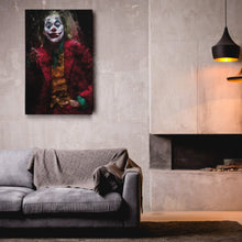 Load image into Gallery viewer, Joker Smoking Canvas – Dark Villain Wall Art Gift for Movie &amp; Comic Fans
